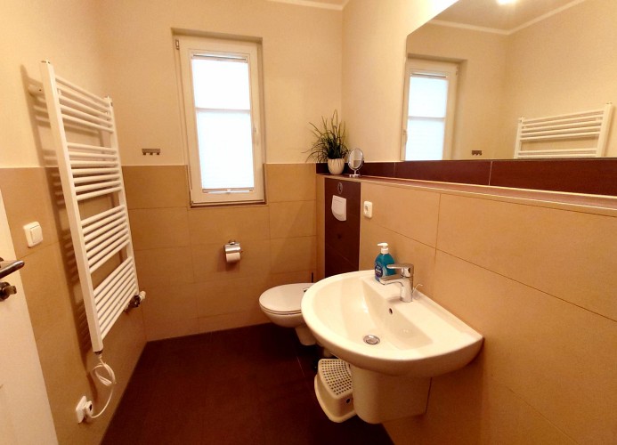 Gäste-WC im Erdgeschoss