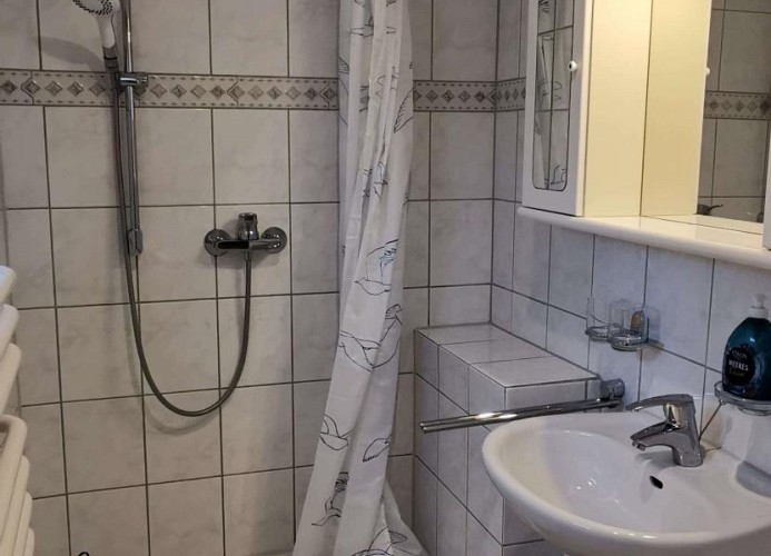 Badezimmer linkes Schlafzimmer